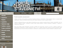 Tablet Screenshot of ceskestavebnictvi.cz